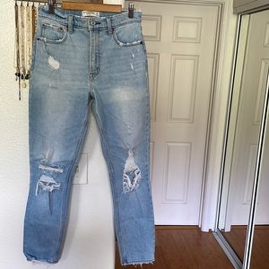 EUC Abercrombie and Fitch The skinny high rise jean